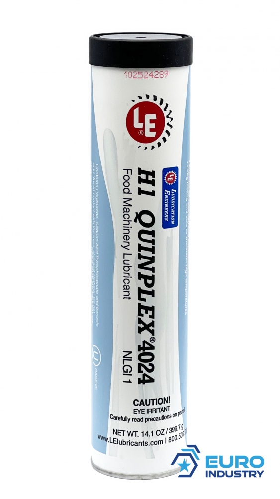 pics/lubrication-engineers-inc/QUINPLEX 4024 H1/quinplex-4024-h1-food-machinery-lubricant-nlgi-1-cartridge-400g-l.jpg